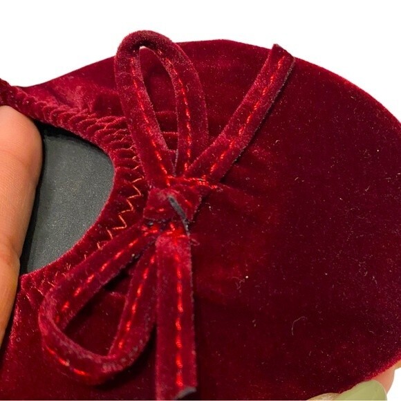 Cabeau Womens Classic Foldable Flats Red Velvet M/L - Picture 4 of 6